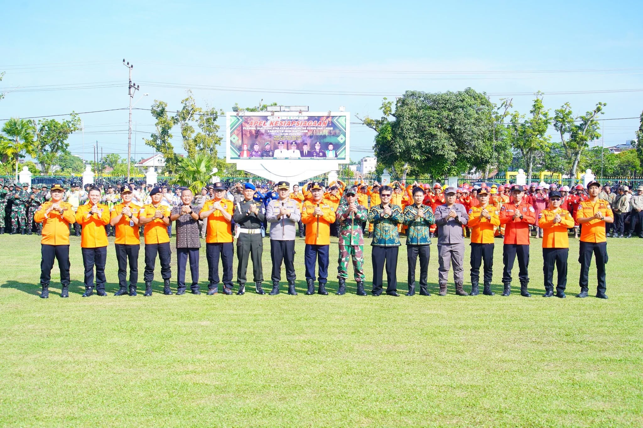 Bupati Toha Tohet Pimpin Apel Siaga Karhutla 2026, Ajak Seluruh Pihak Perkuat Pencegahan Kebakaran