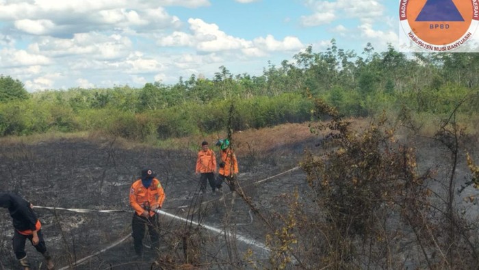 "Lahan Mineral 0,5 Hektare Terbakar, Muba Siapkan Status Siaga Karhutla"